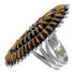 Sterling Silver Oyster Shell Ring Size 7-3/4 RS36064